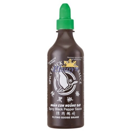 Hot Black Pepper Sauce 455 ml - Flying Goose