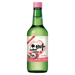 Soju Korean alcoholic drink Lychee flavour 360 ml - Oppa