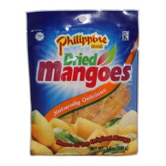 Dried Yellow Carabao Mangoes 100 g - Philippine brand
