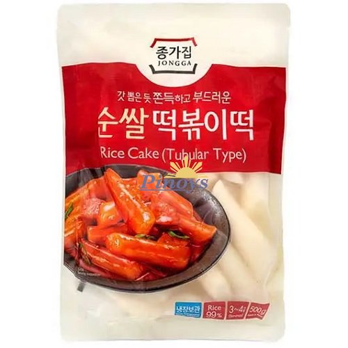 Rice Cake Tubes Tteokbokki, Topokki 500 g - JONGGA :: Pinoys.eu