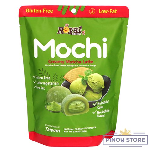 Creamy Mochi Matcha Latte flavour 180 g - Royal Family