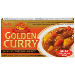 Kořenící pasta na japonské kari, lehce pikantní 220 g - S & B