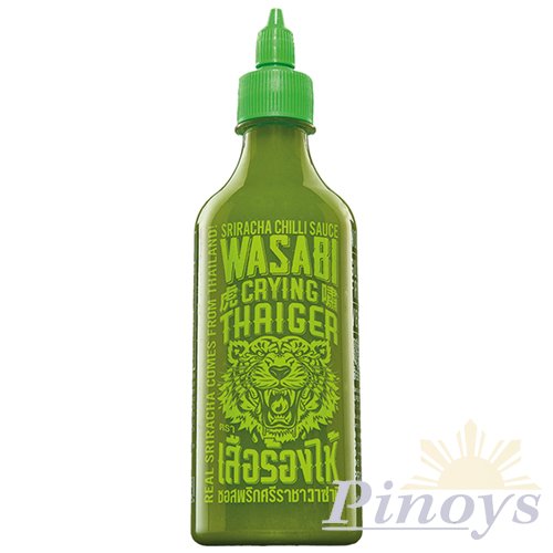 Sriracha chili omáčka s wasabi 440 ml - Crying Thaiger