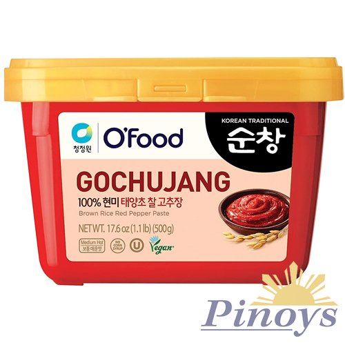 Korean Gochujang chili spice paste, chalgochujang 500 g - Chung Jung One