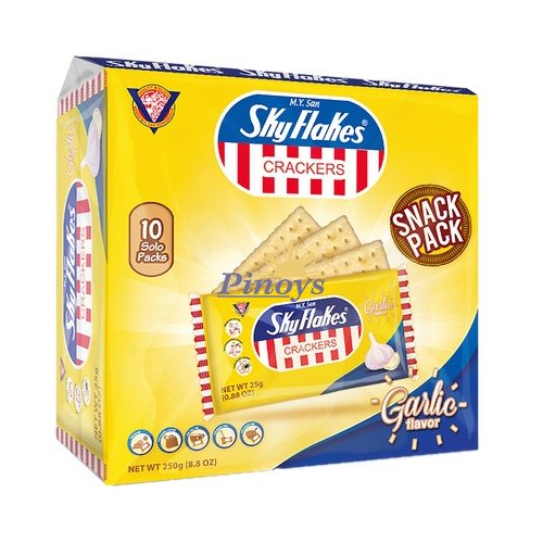 SkyFlakes sušenky s příchutí česneku 250 g - M. Y. San