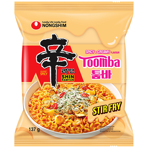 Shin Ramyun Toomba krémová instantní nudlová polévka, pikantní 137 g - Nongshim