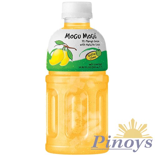 Mogu mogu Mango drink with nata de coco 320 ml - Sappe