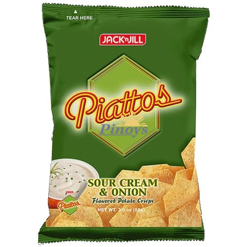 Chipsy s příchutí zakysané smetany s cibulkou Piattos 85 g - Jack & Jill's