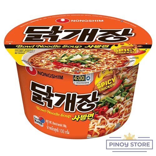 Spicy Chicken Flavoured Noodle soup 100 g - Nongshim