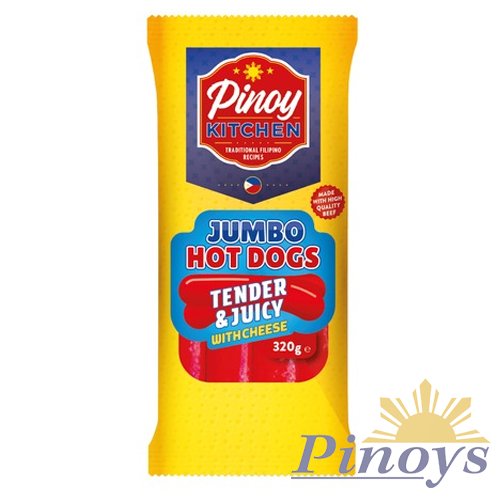 Jumbo Hot dogs Cheese 320 g - Pinoy Kitchen