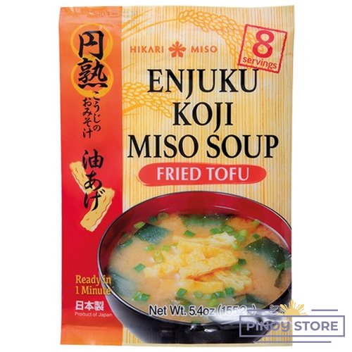 Enjuko instantní miso polévka s příchutí smaženého tofu 156 g - Hikari