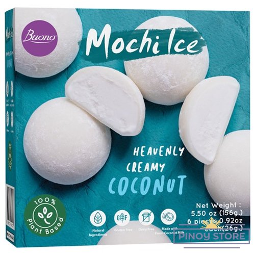 Ice Dessert Mochi Creamy Coconut 156 g - Buono