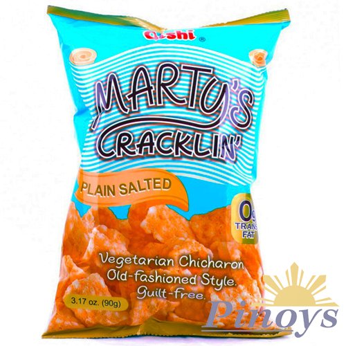 Marty's Cracklin' Salted Chicharon 90 g - Oishi