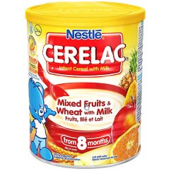 Cerelac Instant Wheat Cereal with Milk & Fruits 400 g - Nestlé