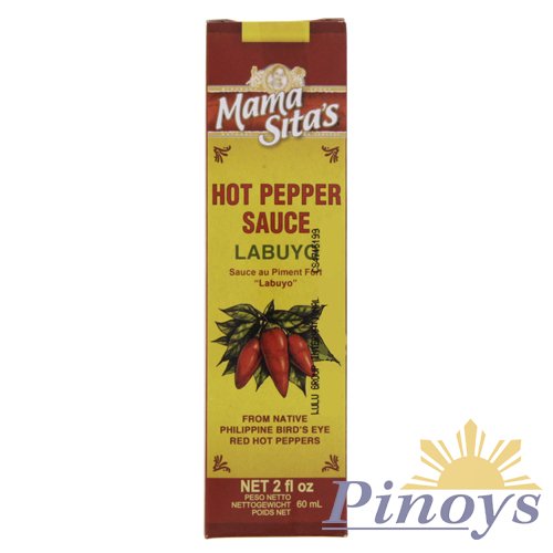 Hot pepper sauce, labuyo 60 ml - Mama Sita´s