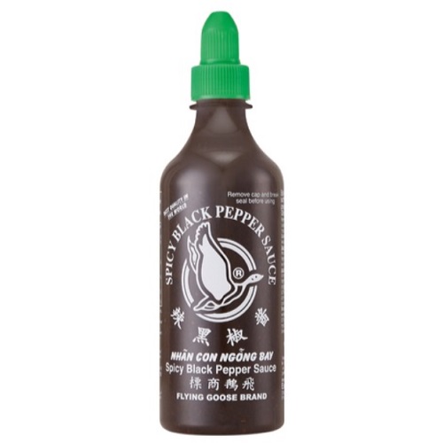 Hot Black Pepper Sauce 455 ml - Flying Goose