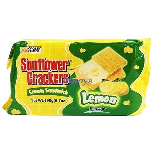 Crackers with Lemon Cream flavoured filling 190 g - Sunflower