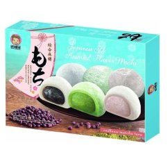 Rýžové koláčky Mochi, mix tří příchutí (12ks) 300 g - Szu Shen Po