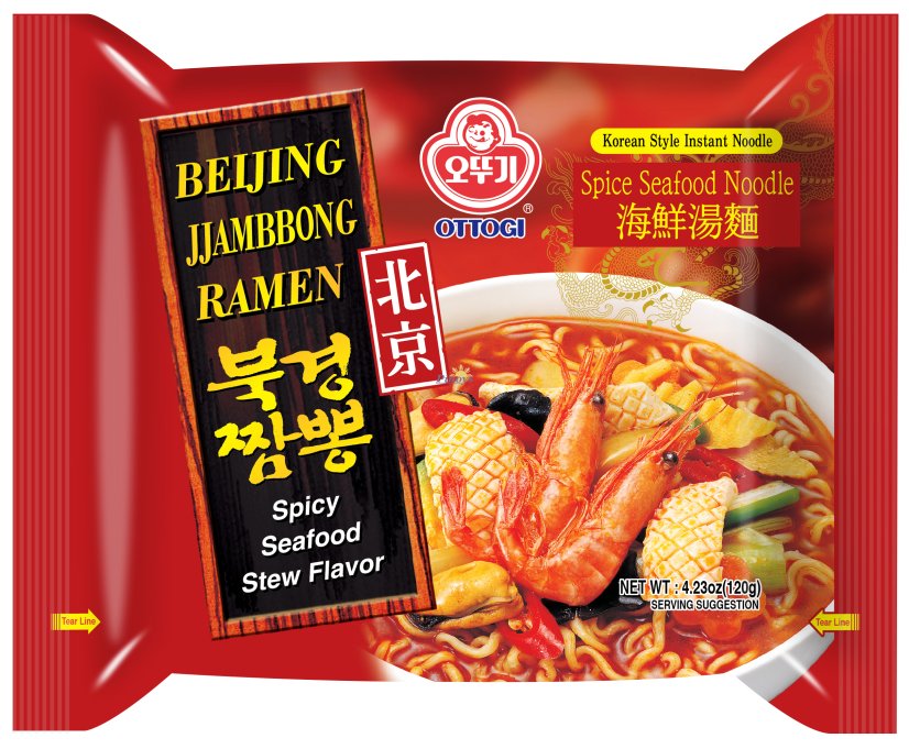Beijing Jjambbong Spicy Seafood Instant Ramen  120 g - Ottogi