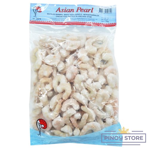 Vannamei Shrimps peeled, deveined 51/60 1 kg - Asian Pearl