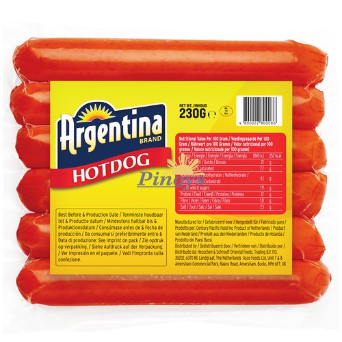Hot Dogs Regular 230 g - Argentina