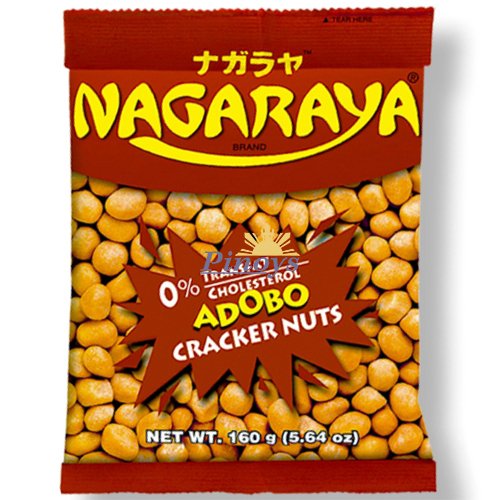 Arašídy v těstíčku s příchutí adobo 160 g - Nagaraya