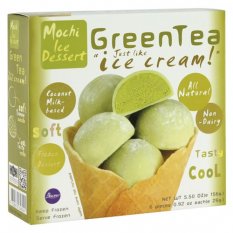 Mražené Vegan Mochi s příchutí zeleného čaje 156 g - Buono