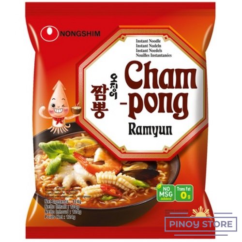 Champong Ramyun Seafood Noodle Soup 124 g - Nongshim