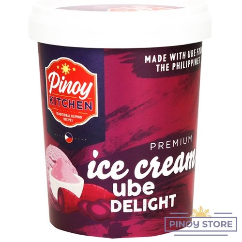 Ube Ice Cream 500 ml - Pinoy Kitchen