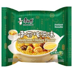 Instantní nudle s příchutí kuřete a hub 100 g - Kang Shi Fu
