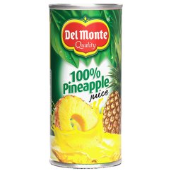 Pineapple Juice 100% 240 ml - Del Monte