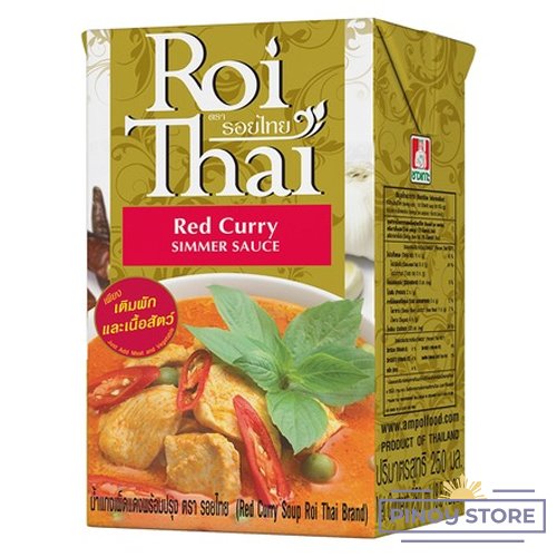 Red curry sauce 250 ml - Roi Thai