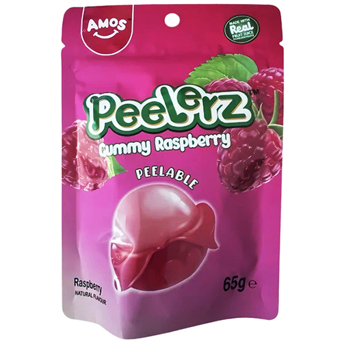 Peelerz Raspberry Gummy Candy 65 g - Amos
