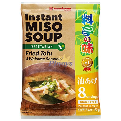 Instant Miso Soup with Wakame & Tofu 152 g - Marukome