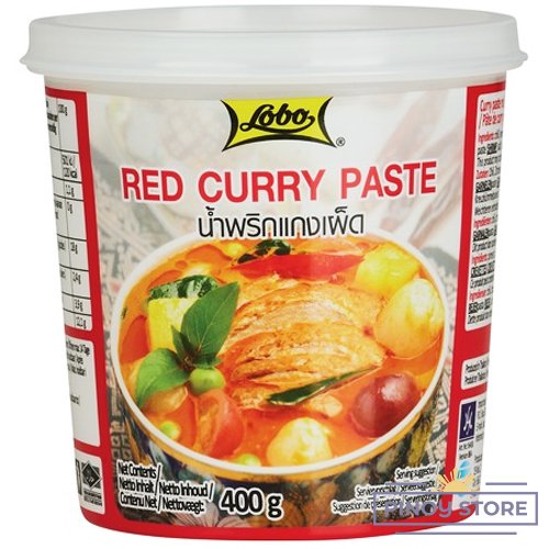 Red Curry Paste 400 g - Lobo