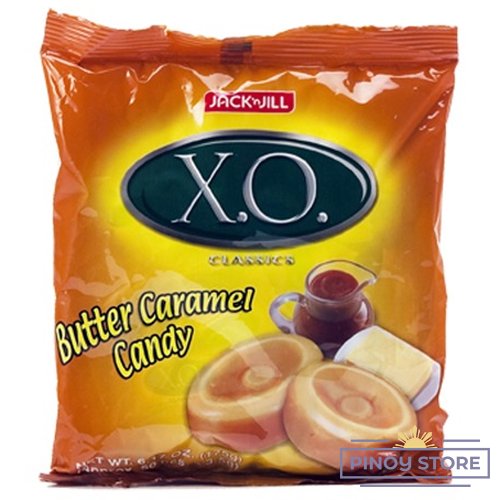 Karamelové bonbóny X.O. 175 g - Jack & Jill's
