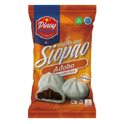 Knedlík plněný vepřovým masem Adobo, Siopao 300 g - Pinoy Kitchen