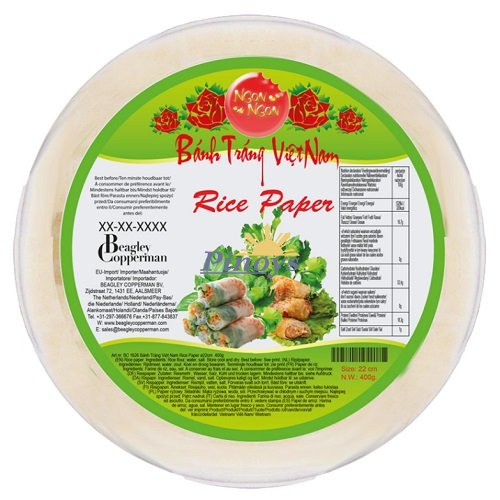 Rýžový papír na závitky 22 cm, 400 g - Ngon Ngon