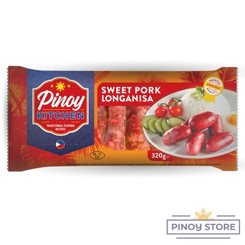 Longanisa Pork Sweet 320 g - Pinoy Kitchen
