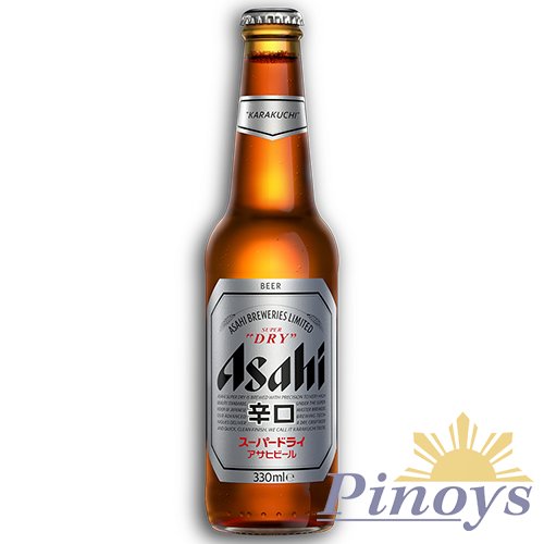 Japonské pivo, láhev 5,0%, 10,9°, 330 ml - Asahi