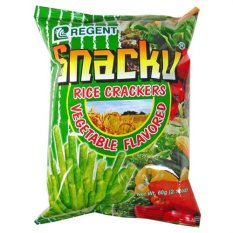 Snacku, vegetable rice cracker snack 60 g - Regent