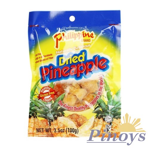 Dried pineapple 100 g - Philippine brand
