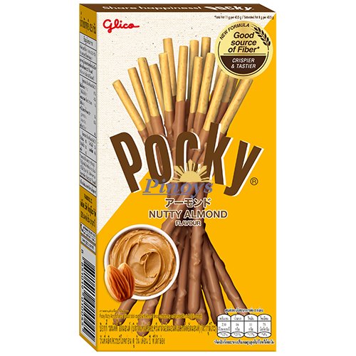 Pocky japonské tyčinky s mandlovou polevou 39 g - Glico