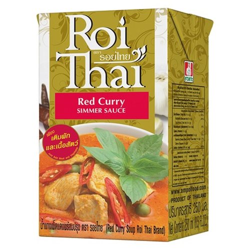Red curry sauce 250 ml - Roi Thai