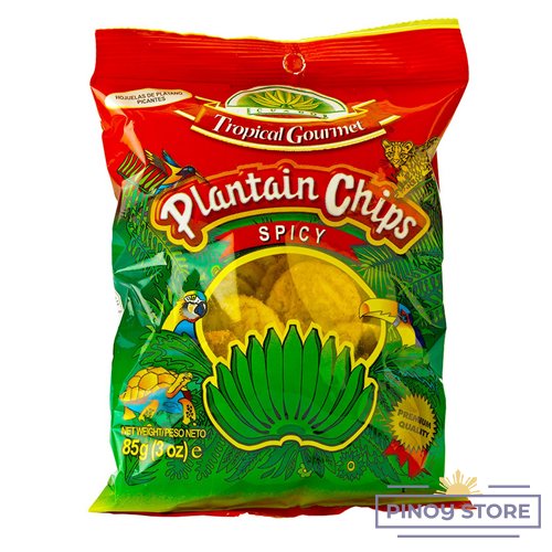 Spicy Plantain (Banana) Chips 85 g - Tropical Gourmet