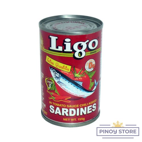 Sardinky v pikantní rajčatové omáčce 155 g - Ligo