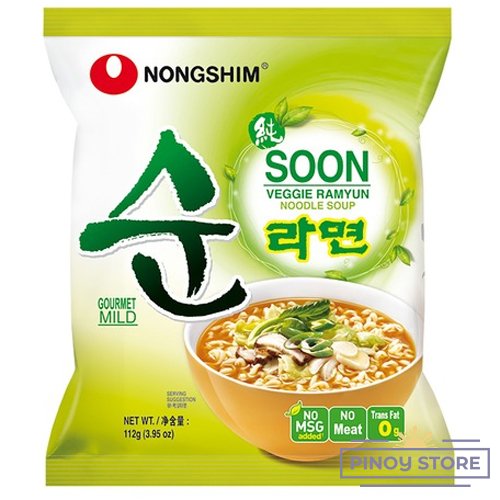 Soon Veggie Ramyun Noodle Soup 112 g - Nongshim