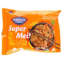 Super Mei! Instantní nudle s příchutí kuřete 60 g – Pinoy's Choice