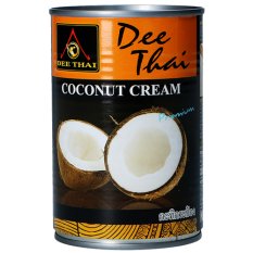 Coconut cream 20-22% milkfat 400 ml - Dee Thai