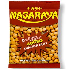 Arašídy v těstíčku s příchutí adobo 160 g - Nagaraya